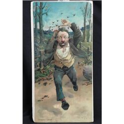 Sydney Griffin Dreary Lane Vintage Die Cut Print