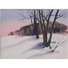 Image 1 : Al Stine Original Watercolor Painting Winter Landscape