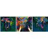 Image 1 : ELEPHANT TRIPTYCH Signed LE LeRoy Neiman Fine Art Print