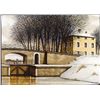 Image 1 : Jacques Deperthes Signed Art Print Winter Landscape