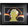 Image 1 : Peter Max Framed Rhythmaitc Man S/N Serigraph Print