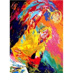 Power Serve Tennis LeRoy Neiman Signed LE Art Print