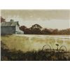 Image 2 : Jon Wills Orig Landscape Painting -Evening Fields Frmd