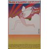 Image 1 : Peter Max Art Poster Health is Beautiful and its Free