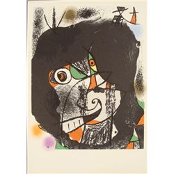 Joan Miro : Revolution I Abstract Art Print