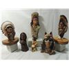 Image 2 : LOT 6 NATIVE AMERICAN FIGURES, BUST, STATUES