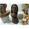 Image 3 : LOT 6 NATIVE AMERICAN FIGURES, BUST, STATUES