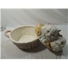 Image 2 : KITTENS IN A BASKET COVERED CERAMIC COOKIEJAR