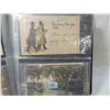 Image 10 : LARGE ALBUM VINTAGE POSTCARDS OVER 100