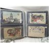 Image 13 : LARGE ALBUM VINTAGE POSTCARDS OVER 100