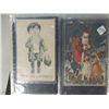 Image 24 : LARGE ALBUM VINTAGE POSTCARDS OVER 100
