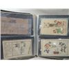 Image 8 : LARGE ALBUM VINTAGE POSTCARDS OVER 100