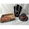 Image 1 : BOX LOT BEADED JEWELRY