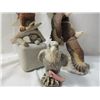 Image 2 : LOT 3 EAGLE FIGURES SCULPTURES