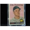 Image 1 : 1958 TOPPS JIM BUNNING #115 BASEBALL PLAYER CARD