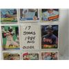 Image 4 : LOT 8 BINDER SHEETS BASEBALL & FOOTBALL CARDS