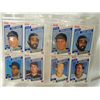 Image 5 : LOT 8 BINDER SHEETS BASEBALL & FOOTBALL CARDS