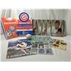 Image 2 : BOX LOT BASEBALL MEMORABILIA CARDS, POSTER, BALL