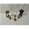 Image 1 : LOT 8 VINTAGE HURRICANE OIL LAMPS MINI