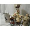 Image 2 : LOT 11 CREAMER, JARS, BOWLS W/ LID, PAPERWEIGHT