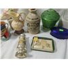 Image 3 : LOT 11 CREAMER, JARS, BOWLS W/ LID, PAPERWEIGHT