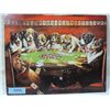 Image 1 : TIN PRINT DOGS PLAYING POKER  12X16