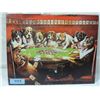 Image 2 : TIN PRINT DOGS PLAYING POKER  12X16