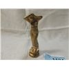 Image 1 : VINTAGE SMALL SOLID IRON WOMAN STATUE.