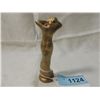 Image 2 : VINTAGE SMALL SOLID IRON WOMAN STATUE.