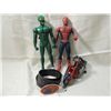 Image 2 : LOT 4 SPIDERMAN TOYS & BELT