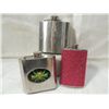 Image 1 : LOT 3 STAINLESS STEEL FLASKS MIXED