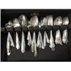 Image 3 : LOT 80+ SILVERWARE PIECES IN SILVERWARE CHEST