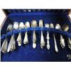 Image 2 : LOT 50+ SILVERWARE SET MIXED IN SILVERWARE CHEST