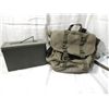 Image 1 : LOT 2 MILITARY ISSUE BACKPACK & AMMO CAN BOX