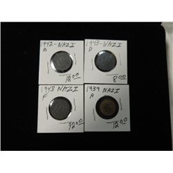 LOT 4 NAZI COINS