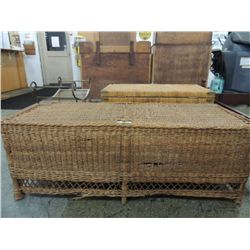 WICKER RATTAN HOPE CHEST