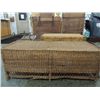 Image 1 : WICKER RATTAN HOPE CHEST