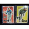 Image 2 : LOT 2 1955 FOOTBALL PLAYER CARD & ROOKIE CARD