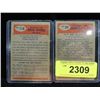 Image 3 : LOT 2 1955 FOOTBALL PLAYER CARD & ROOKIE CARD