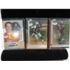 Image 1 : LOT 3 ROOKIE FOOTBALL PLAYER CARDS