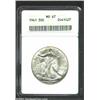 Image 1 : 1941 50C MS67 ANACS. A well struck Superb Gem with virtually pristine surfaces and flashy cartwheel.
