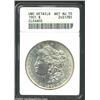 Image 1 : 1901 S$1--Cleaned--ANACS. Unc Details, Net AU55. While the luster lacks full intensity, it is comple