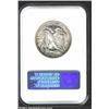 Image 2 : 1916 50C MS64 NGC. Dappled champagne-russet iridescence gravitates toward the borders of this attrac