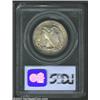 Image 2 : 1917-D 50C Obverse MS64 PCGS. Both sides are generally bold with a warmly frosted sheen. There are e