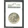 Image 1 : 1917-S 50C Obverse AU58 ANACS. Sharply detailed despite a little light rub, this golden-gray survivo