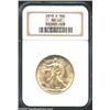 Image 1 : 1918-D 50C MS62 NGC. Boldly impressed (for the type), both sides exhibit appreciably sharp definitio