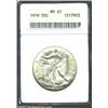 Image 1 : 1919 50C MS61 ANACS. Well struck except for a little softness of detail over a few of the obverse hi