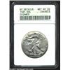 Image 1 : 1921 50C--Cleaned--ANACS. XF Details, Net VF30. A dove-gray example that has a hint of porosity in t