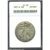 Image 1 : 1921-S 50C VF30 ANACS. The rich, original, lilac-gray toning deepens a little over the reverse of th