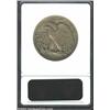 Image 2 : 1921-S 50C VF30 ANACS. The rich, original, lilac-gray toning deepens a little over the reverse of th